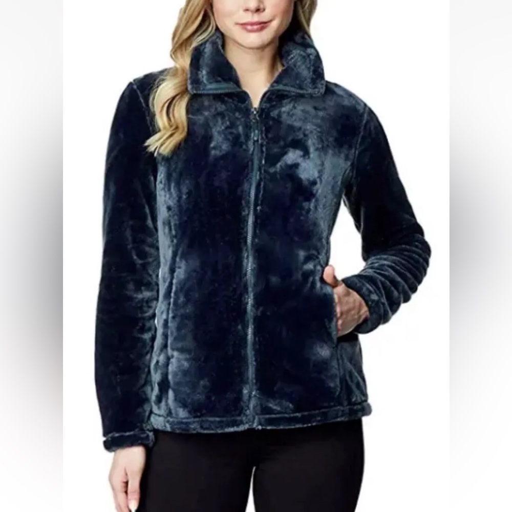 32 Degrees Ladies' Plush Jacket in small (blue)